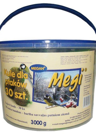 Megan Kule zimowe małe wiaderko 30szt [ME152]