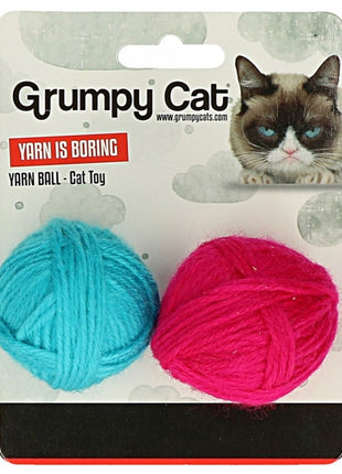 Grumpy Cat Katzenspielzeug Yarn Ball Wollknäuel