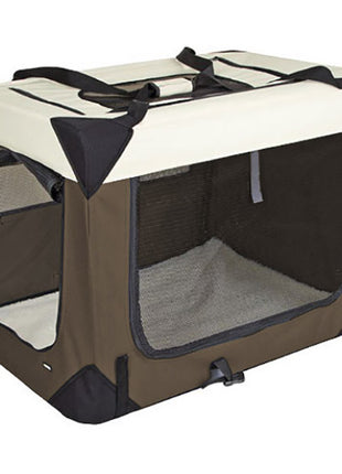 Pet-Star Transport-Hütte, braun/beige