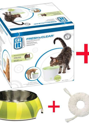 CATIT Fresh & Clear Trinkbrunnen Aktionsset