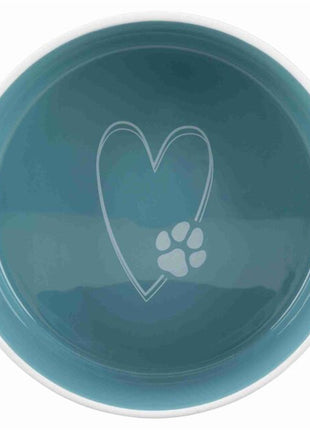 Trixie Keramiknapf Pet's Home - creme/petrol - 0,8 l/ø 16 cm