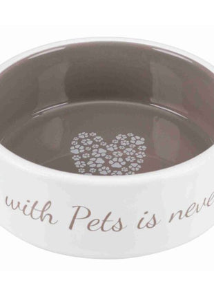 Trixie Keramiknapf Pet's Home - creme/taupe - 0,8 l/ø 16 cm