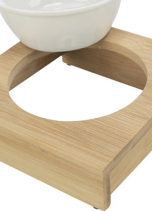 Trixie Napfhalter aus Bambus