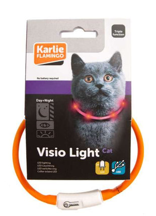 Karlie Visio Light Cat LED-Schlauch mit USB - Orange