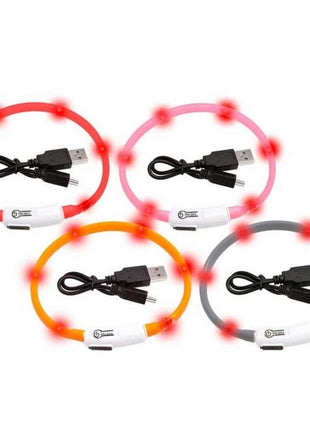 Karlie Visio Light Cat LED-Schlauch mit USB - Rot