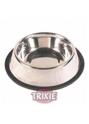 Trixie Edelstahlnapf mit Gummiring